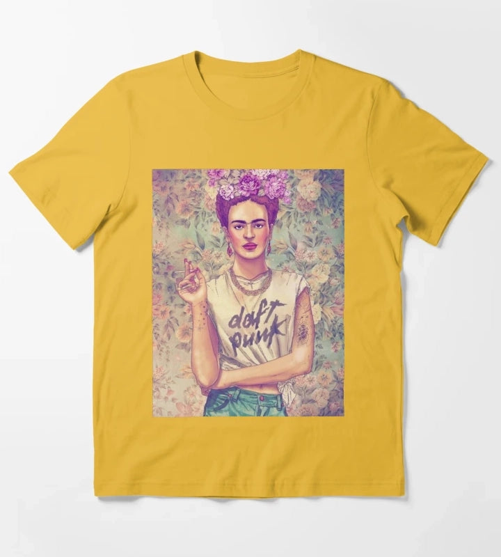 Frida kahlo T-Shirt Yellow