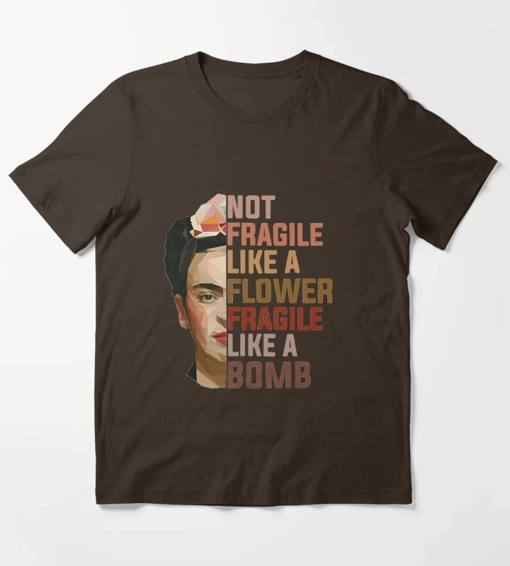 Frida khalo T-Shirt Brown