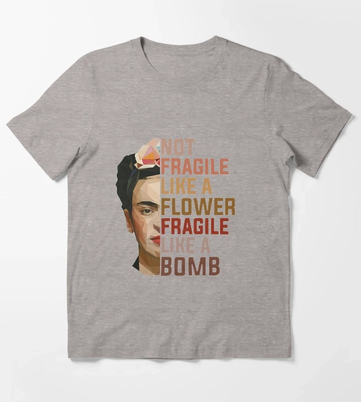 Frida khalo T-Shirt Heather Grey