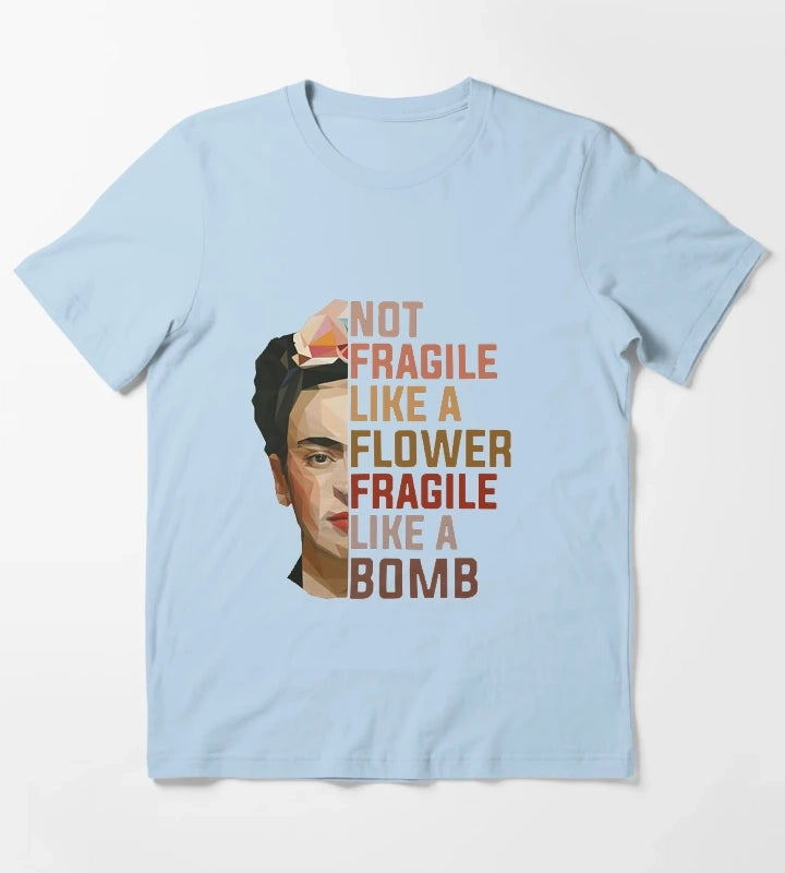 Frida khalo T-Shirt Sky Blue