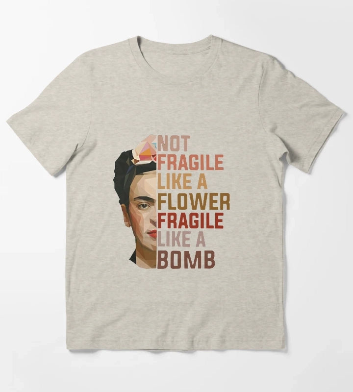 Frida khalo T-Shirt Cream