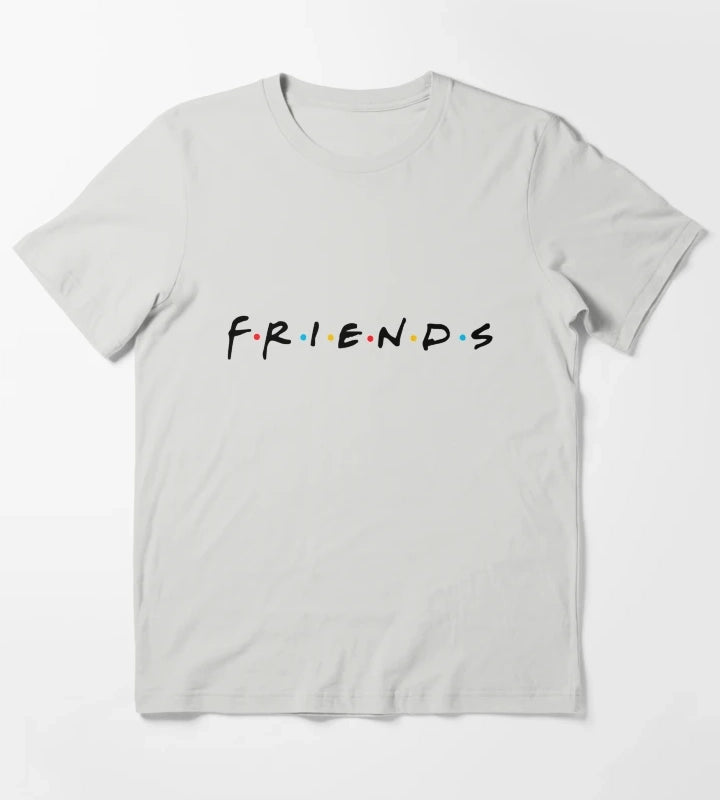 Friends Logo T-Shirt Light Grey