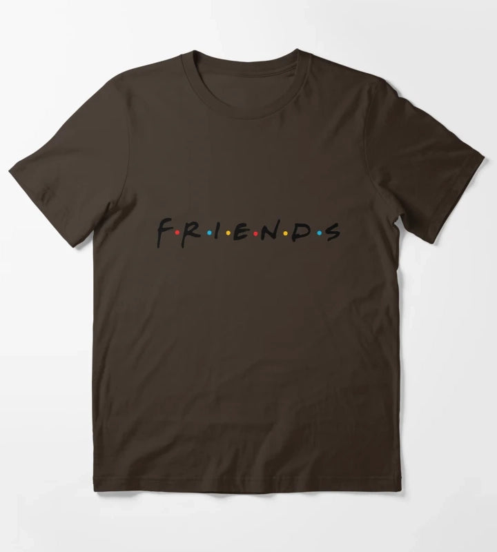 Friends Logo T-Shirt Brown