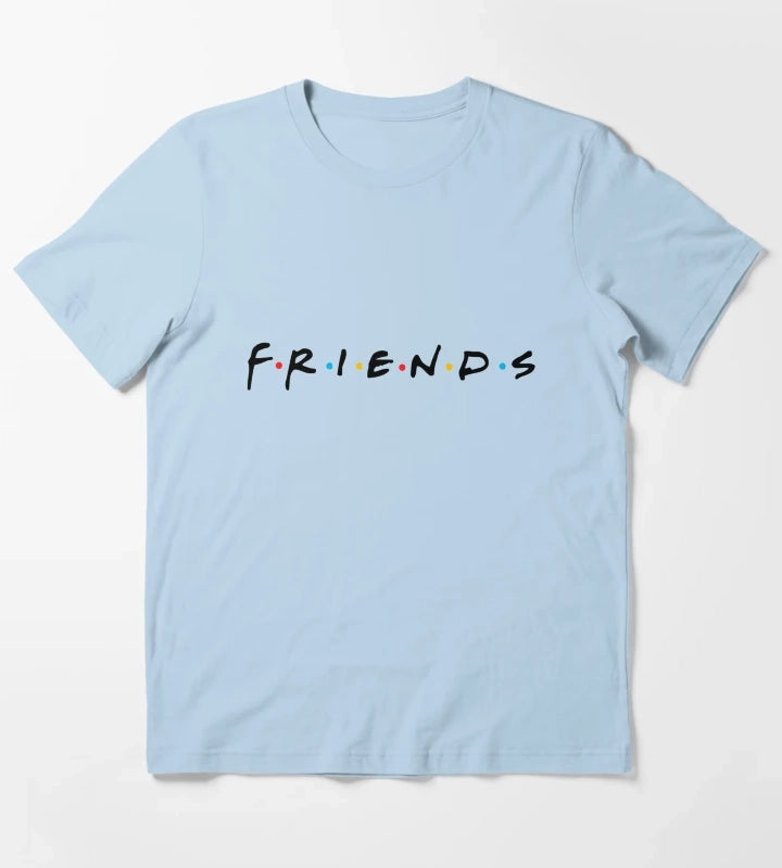 Friends Logo T-Shirt Sky Blue