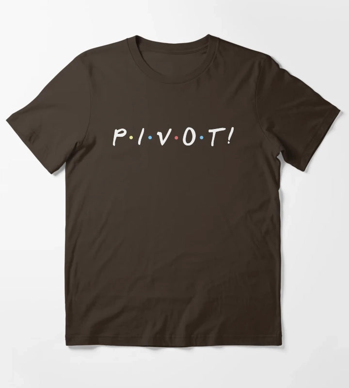 Friends PIVOT T-Shirt Brown
