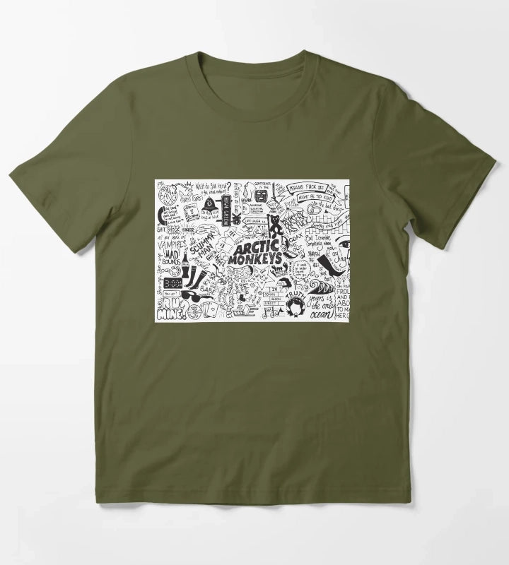 From Whatever To AM T-Shirt Olive Green