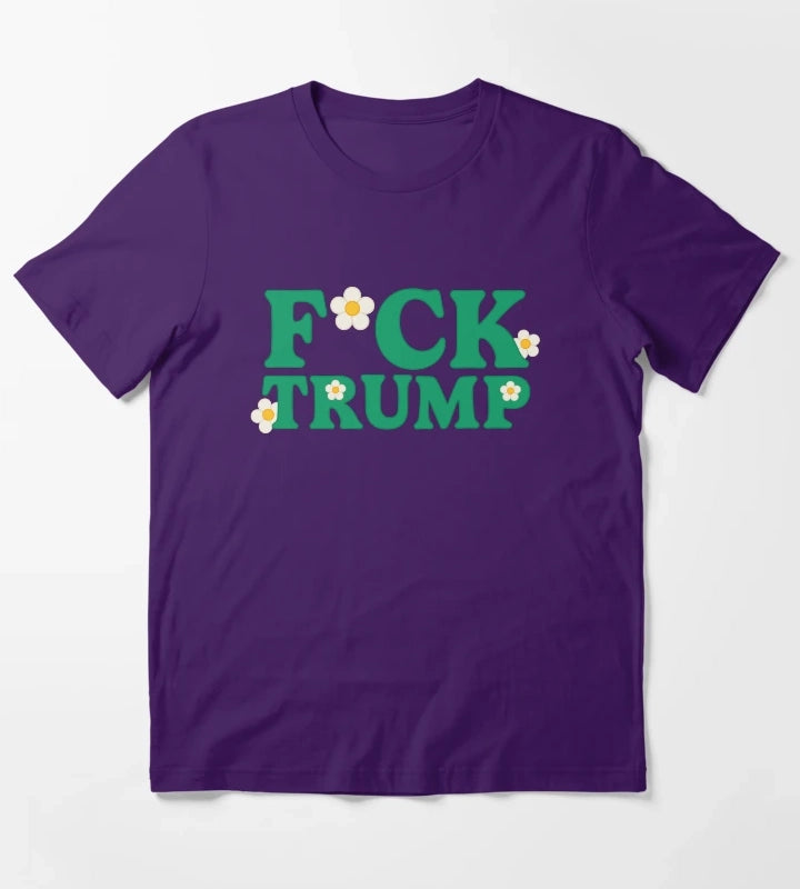 Fuck Donald Trump T-Shirt Purple