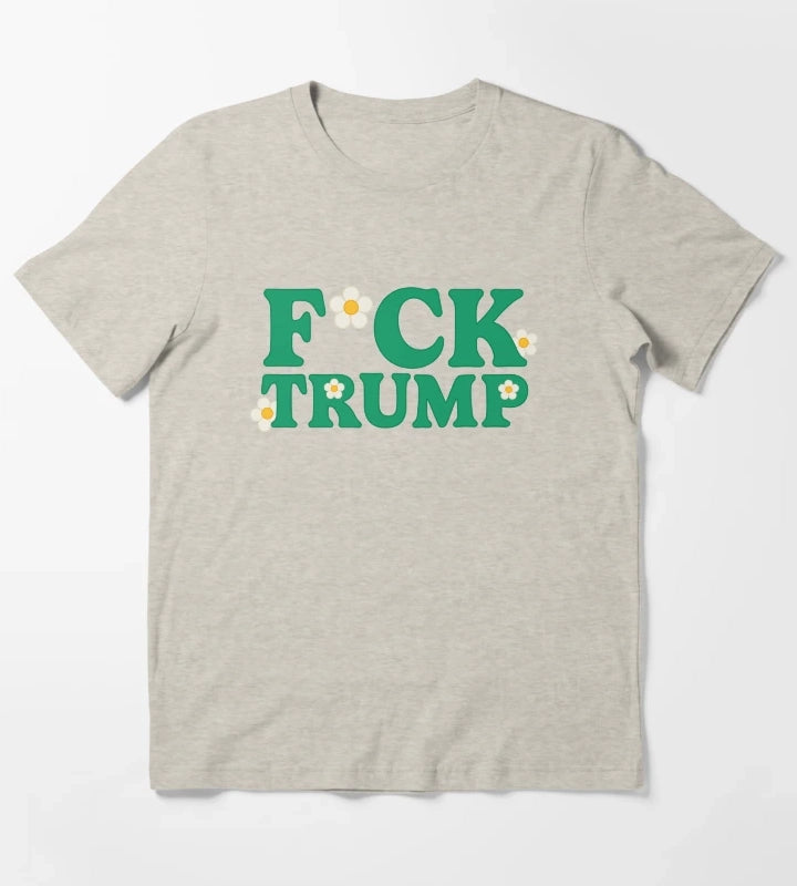 Fuck Donald Trump T-Shirt Cream