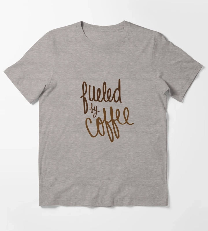 Fueled by coffee T-Shirt Heather Grey