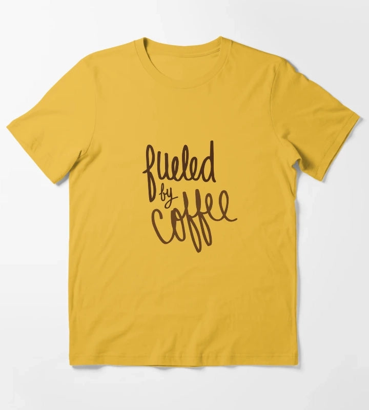 Fueled by coffee T-Shirt Yellow