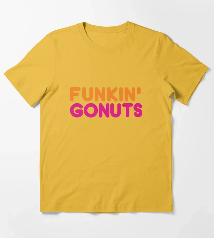 Funkin gonuts T-Shirt Yellow