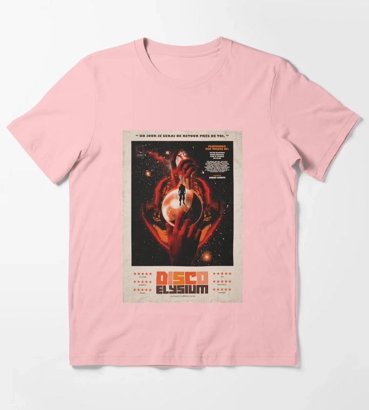 Funny Gift For Disco Gaming Elysium Gifts For Fan T-Shirt Dark Grey