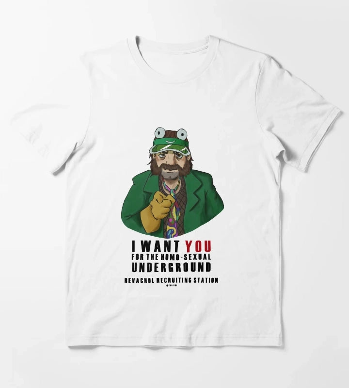 Funny Gifts Disco Gameplay Elysium Retro Wave T-Shirt White