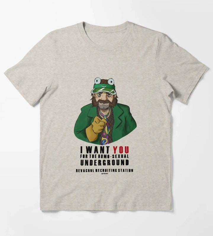 Funny Gifts Disco Gameplay Elysium Retro Wave T-Shirt Cream