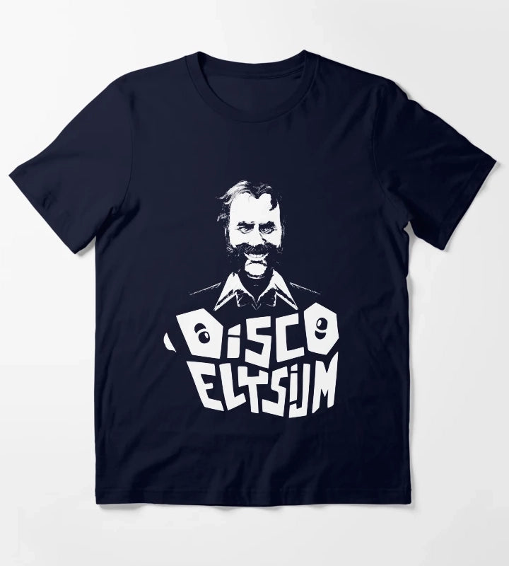 Funny Gifts For Disco Video Games Elysium Gift For Music Fans T-Shirt Navy