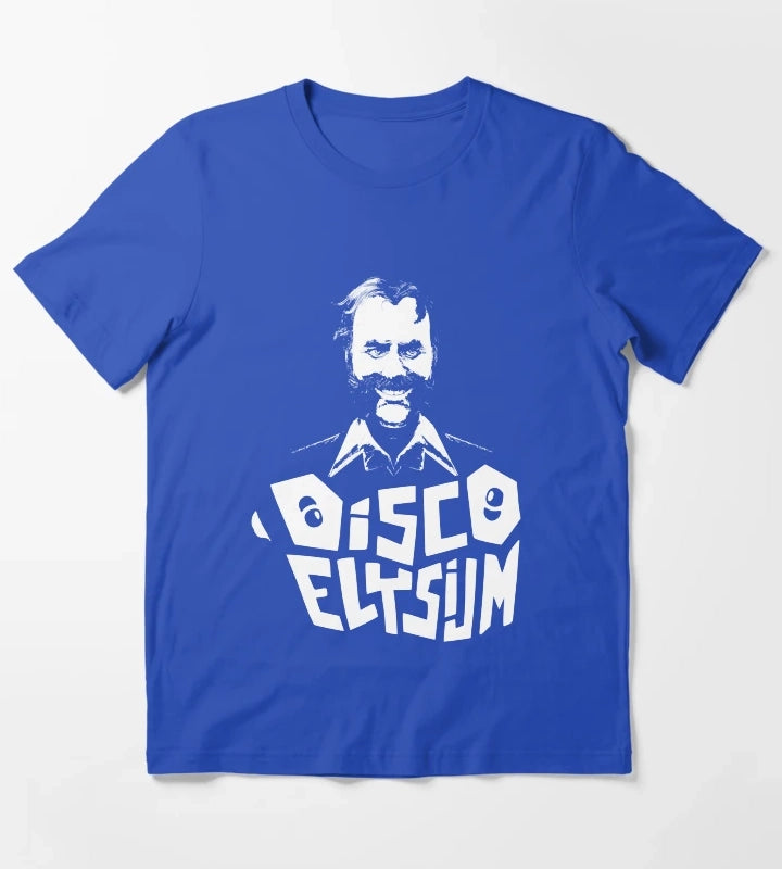 Funny Gifts For Disco Video Games Elysium Gift For Music Fans T-Shirt Blue