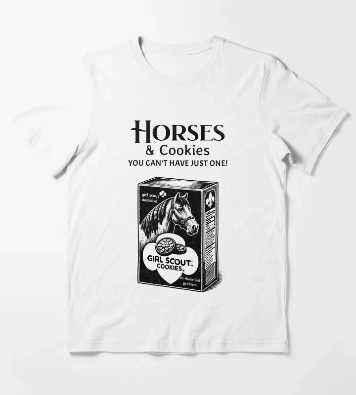 Funny Horse Girl T-Shirt White