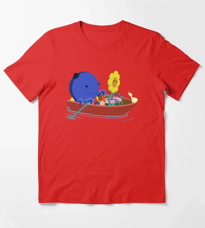 Funny Oswald and Weenie T-Shirt Red