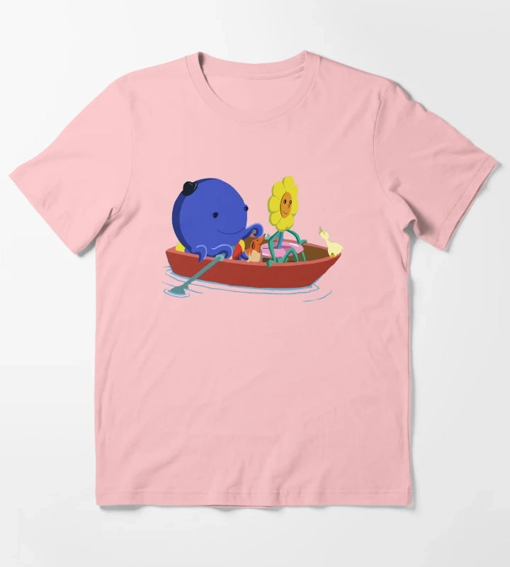 Funny Oswald and Weenie T-Shirt Dark Grey