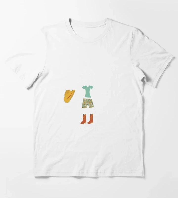 Funny Womens Cowgirl T-Shirt White