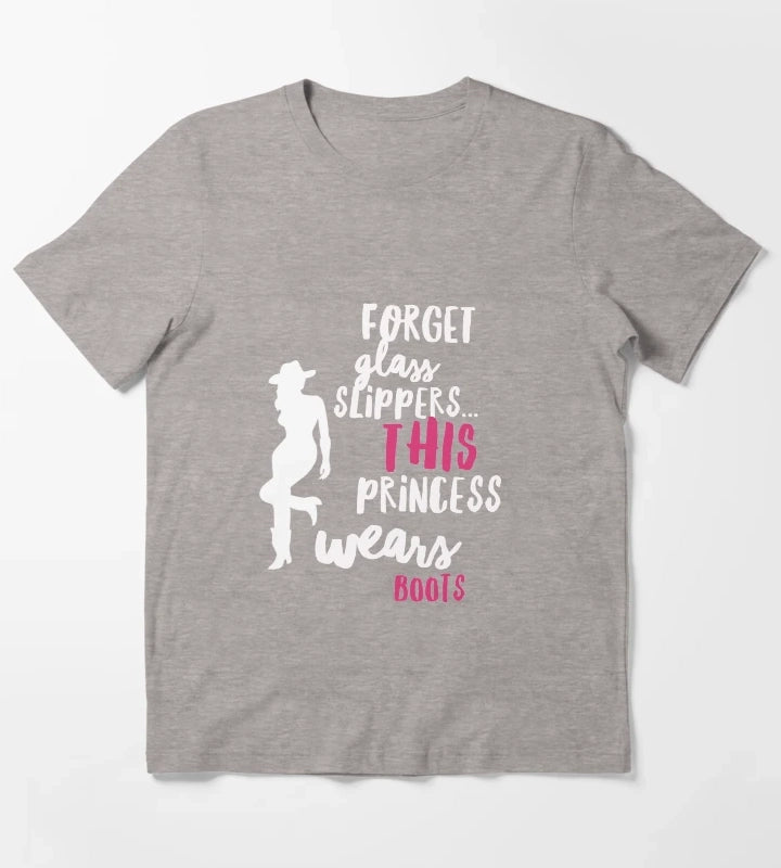 Funny Womens Cowgirl T Shirt Or Hoodie Horse Lovers Hoodie For Woman Funny Horse GIft T-Shirt Heather Grey