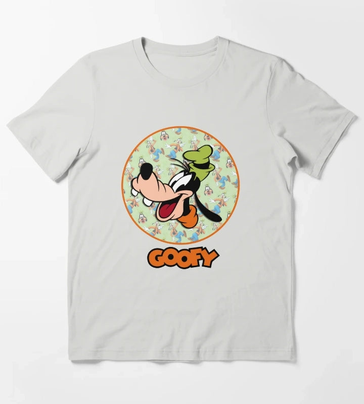 Funny and Beautiful Goofy design T-Shirt Light Grey