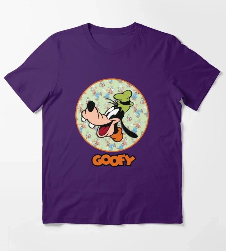 Funny and Beautiful Goofy design T-Shirt Purple