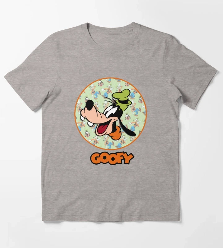 Funny and Beautiful Goofy design T-Shirt Heather Grey