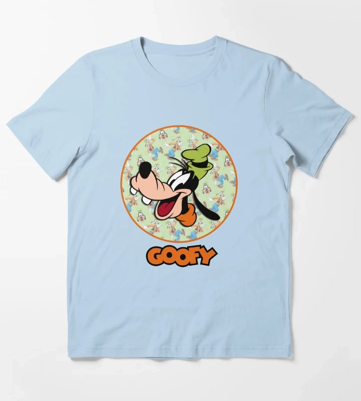 Funny and Beautiful Goofy design T-Shirt Sky Blue