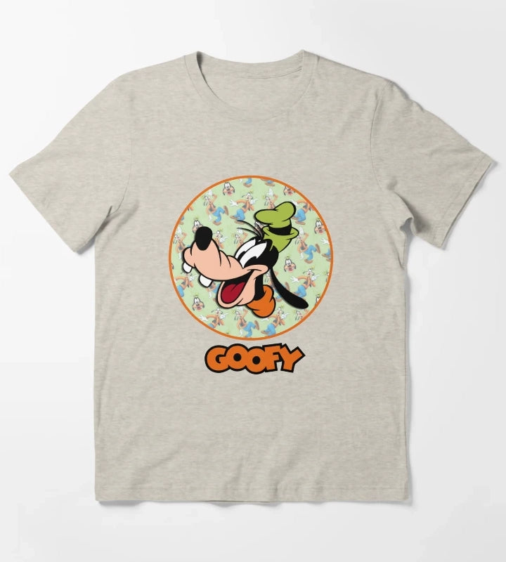 Funny and Beautiful Goofy design T-Shirt Cream