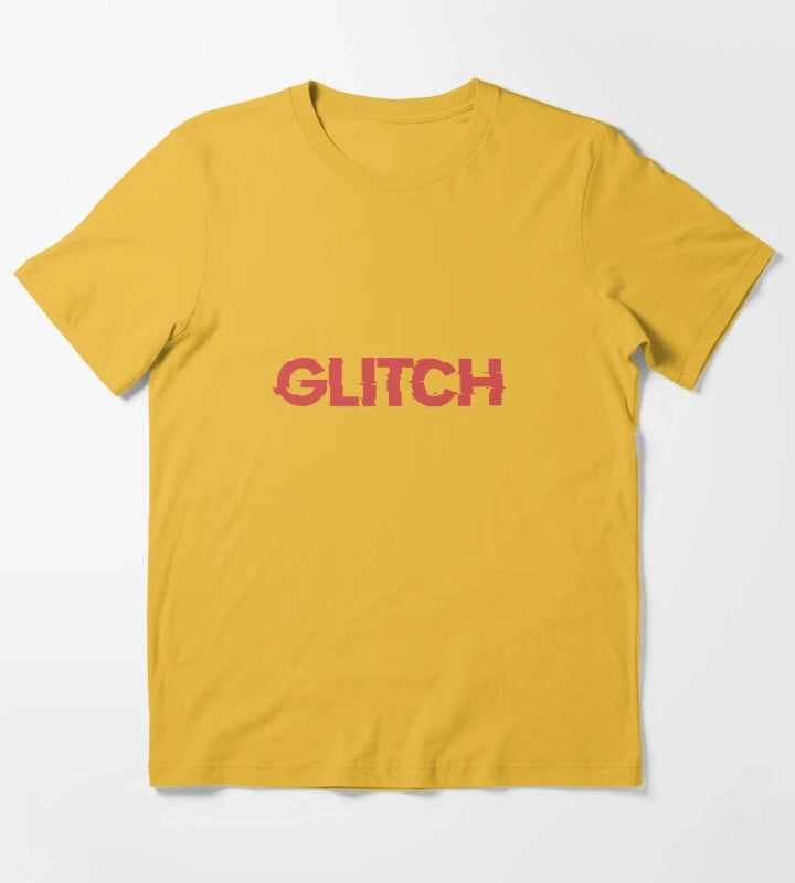 GLITCH Thats Showbiz Baby Design T-Shirt Yellow