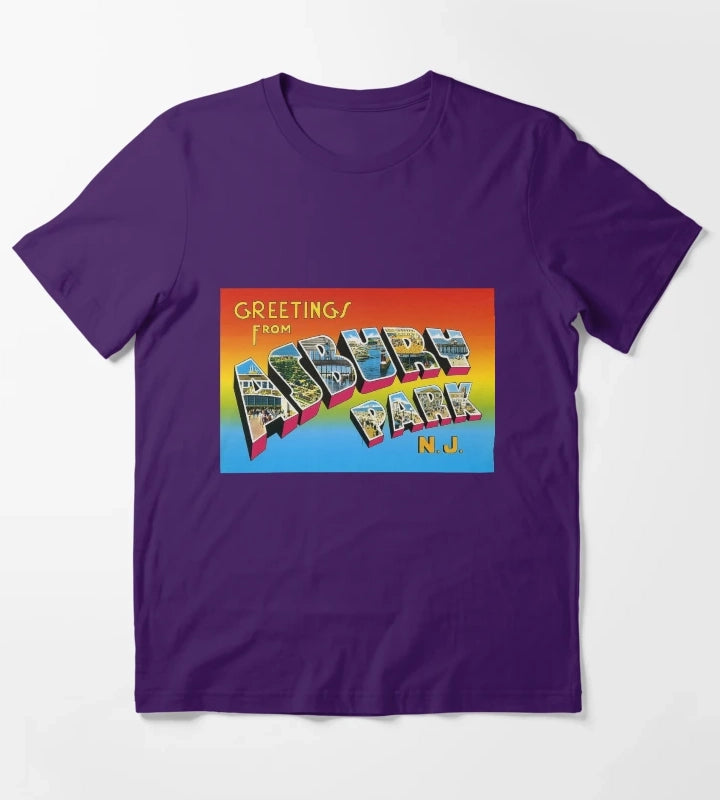 GREETINGS FROM ASBURY PARK NJ T-Shirt Purple