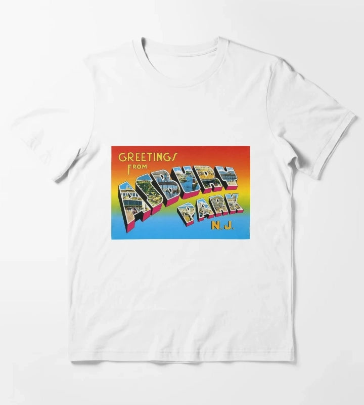 GREETINGS FROM ASBURY PARK NJ T-Shirt White