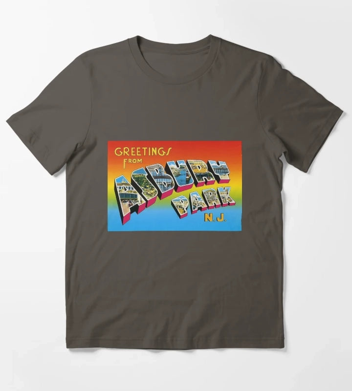 GREETINGS FROM ASBURY PARK NJ T-Shirt Dark Grey
