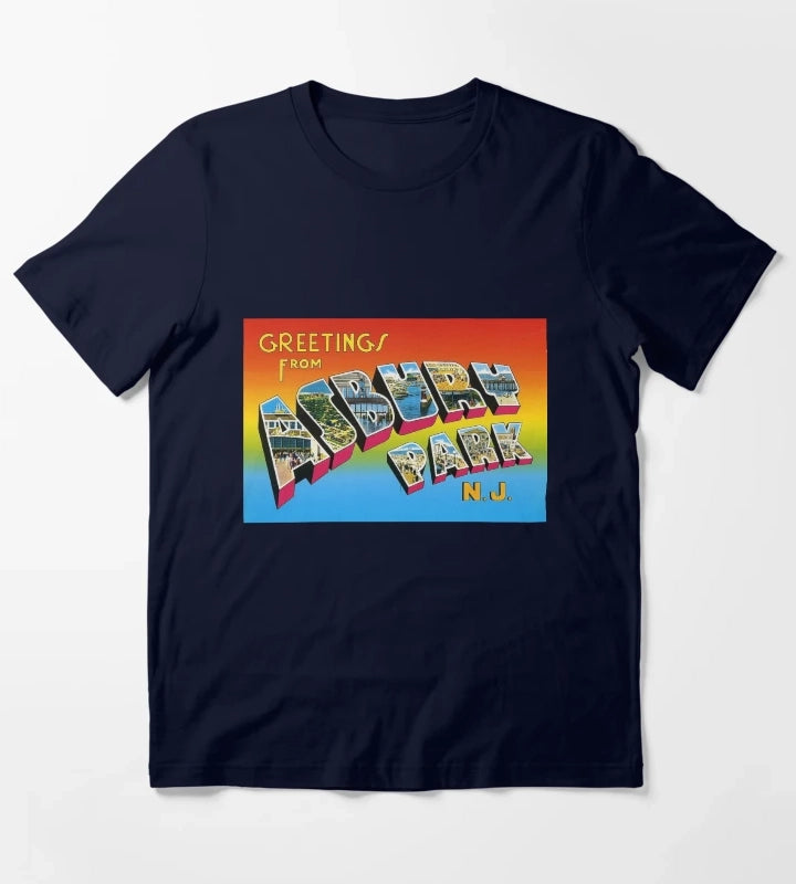 GREETINGS FROM ASBURY PARK NJ T-Shirt Navy