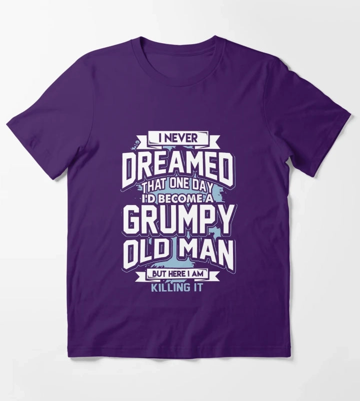 GRUMPY OLD MAN T-Shirt Purple