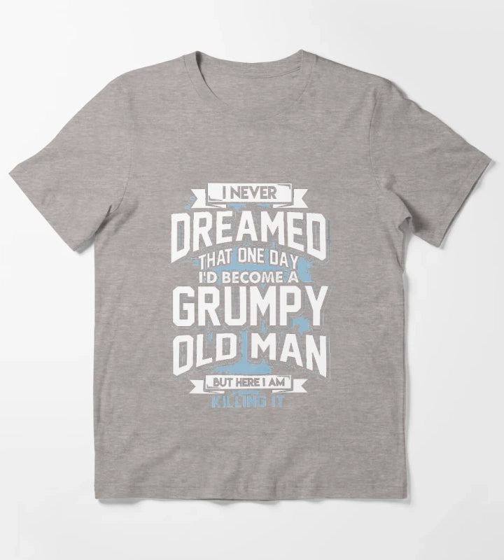 GRUMPY OLD MAN T-Shirt Heather Grey