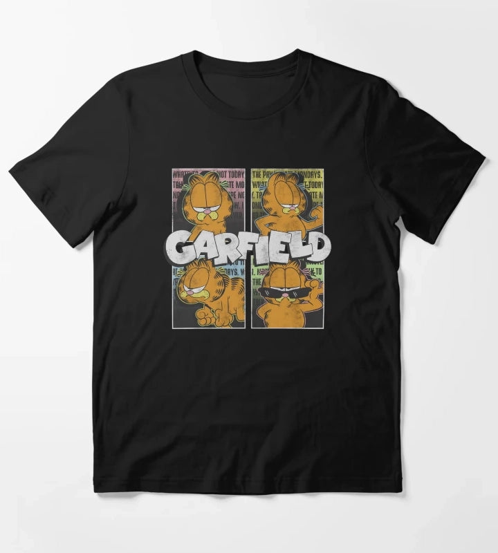 Garfield Many Moods Street Grid T-Shirt