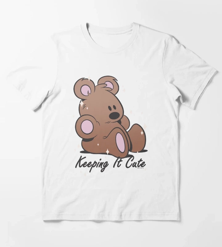 Garfield Pooky Keeping It Cute T-Shirt White