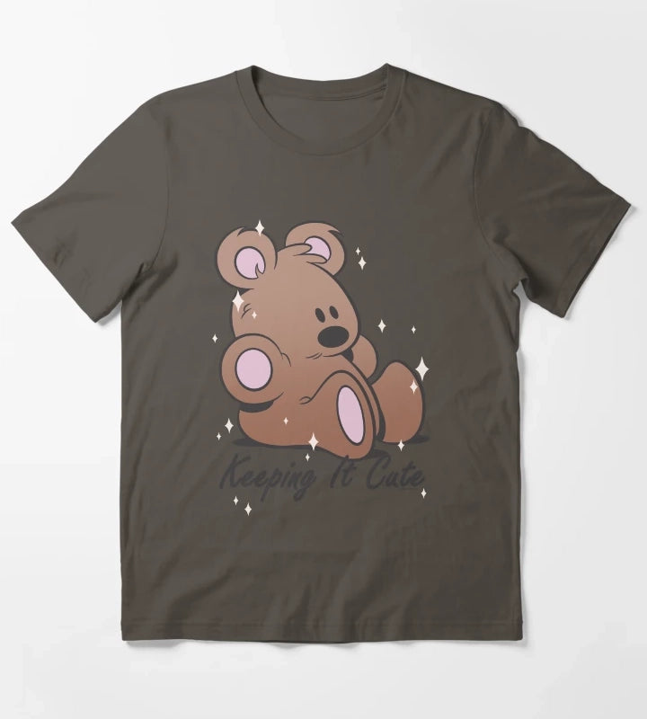 Garfield Pooky Keeping It Cute T-Shirt Dark Grey