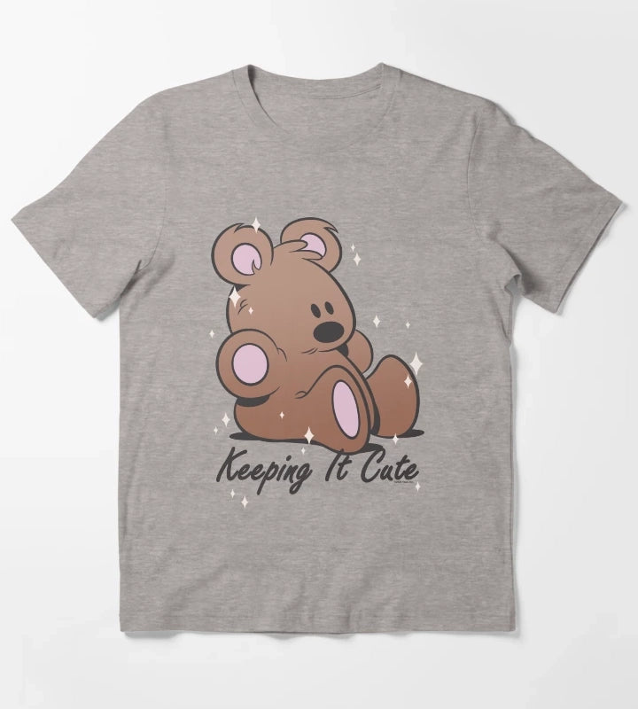 Garfield Pooky Keeping It Cute T-Shirt Heather Grey