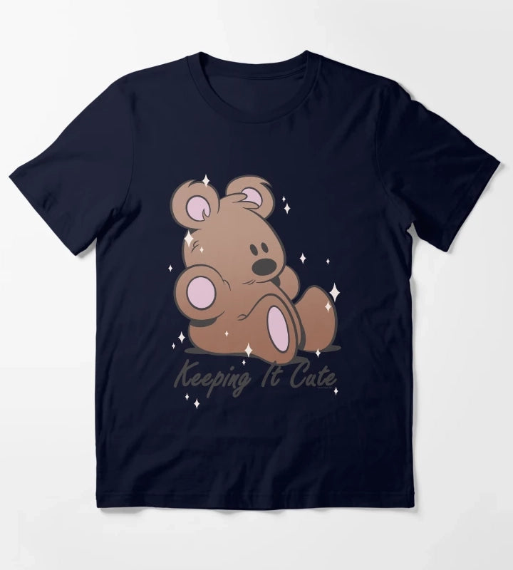Garfield Pooky Keeping It Cute T-Shirt Navy