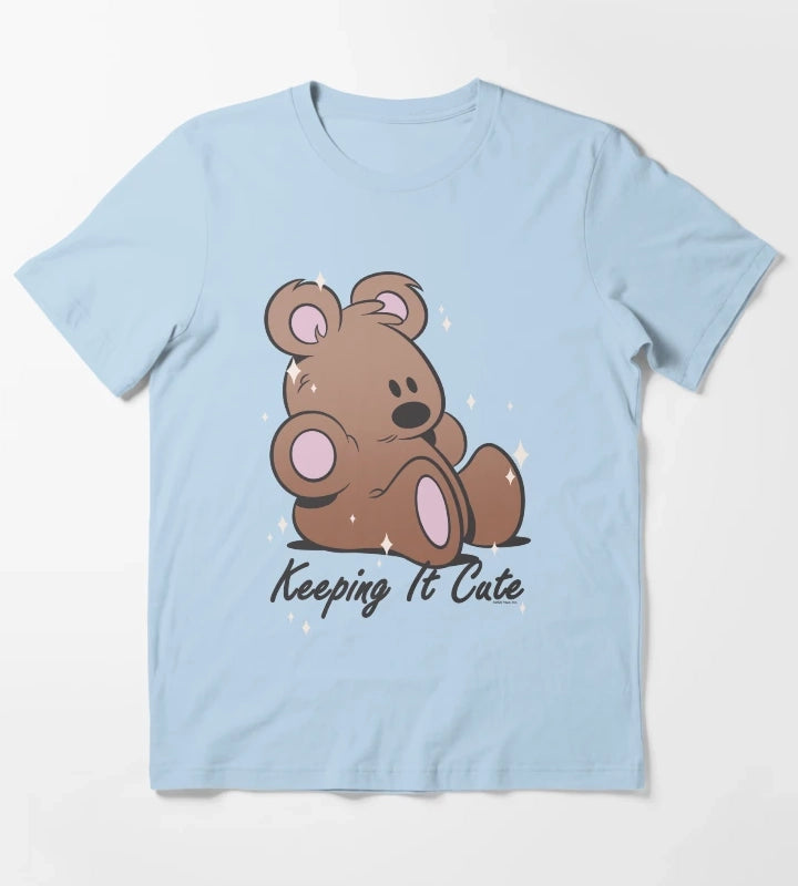 Garfield Pooky Keeping It Cute T-Shirt Sky Blue