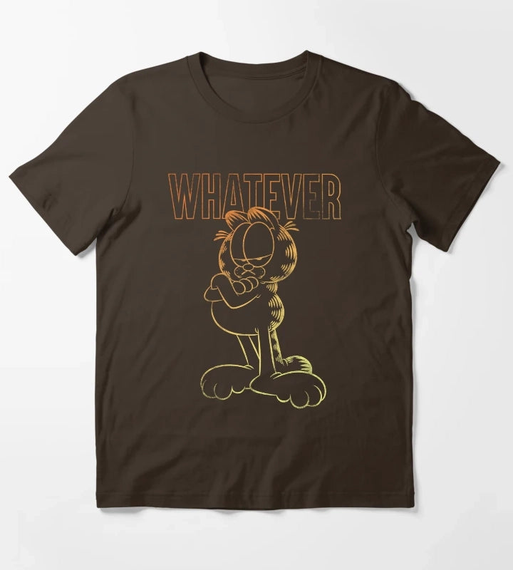 Garfield Whatever Ombre Garfield T-Shirt Brown