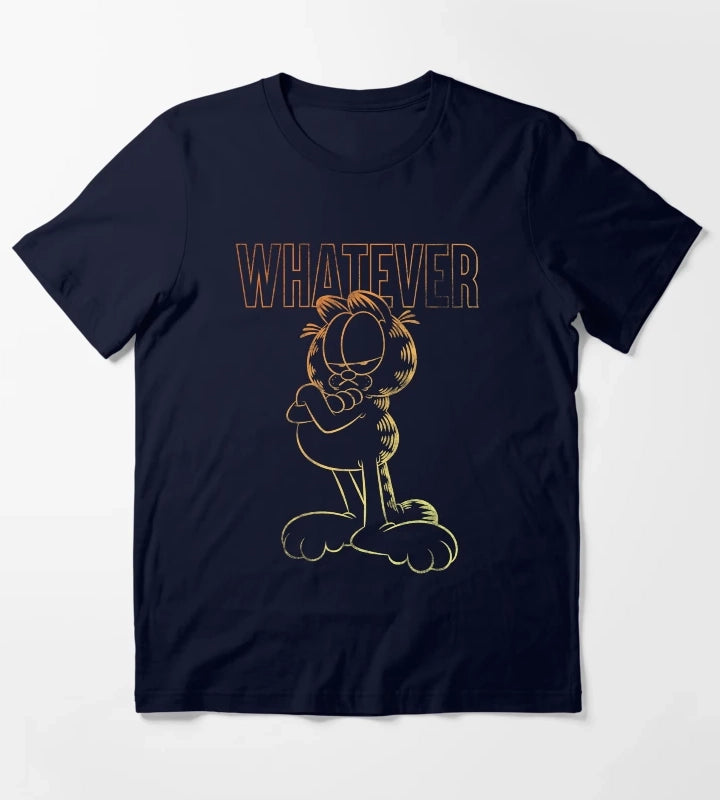 Garfield Whatever Ombre Garfield T-Shirt Navy