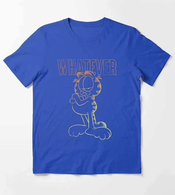 Garfield Whatever Ombre Garfield T-Shirt Blue