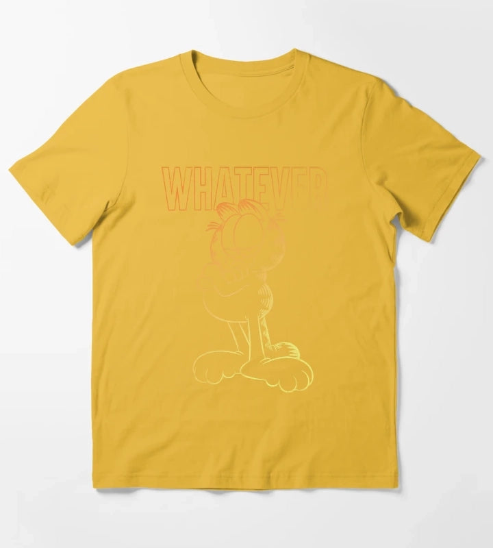 Garfield Whatever Ombre Garfield T-Shirt Yellow