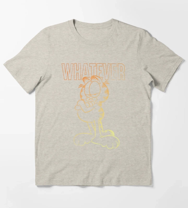 Garfield Whatever Ombre Garfield T-Shirt Cream