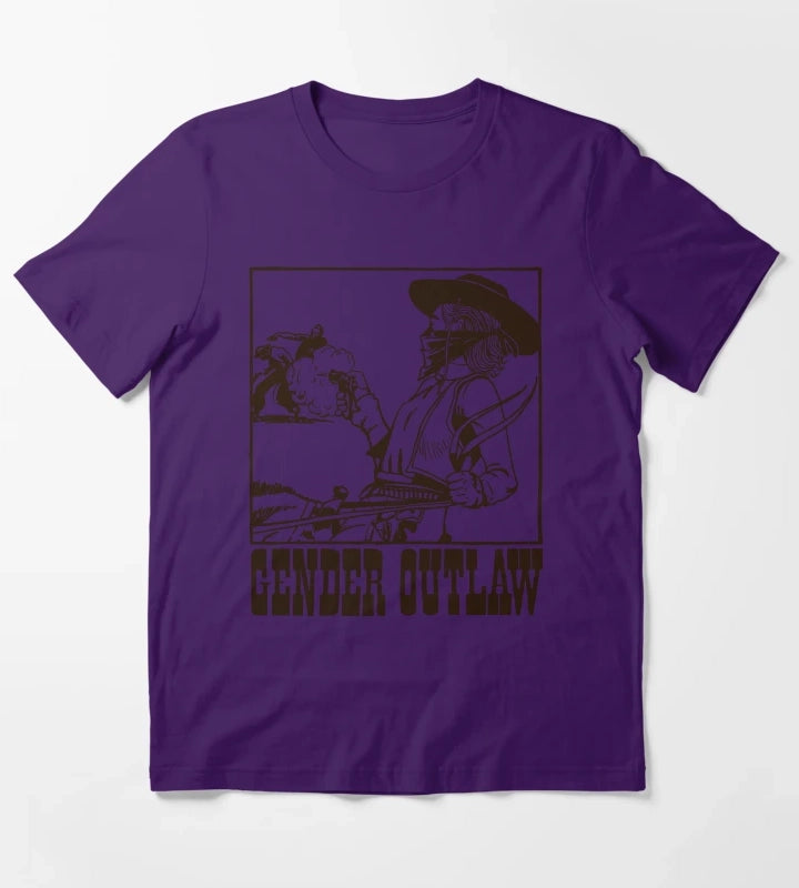 Gender Outlaw T-Shirt Purple