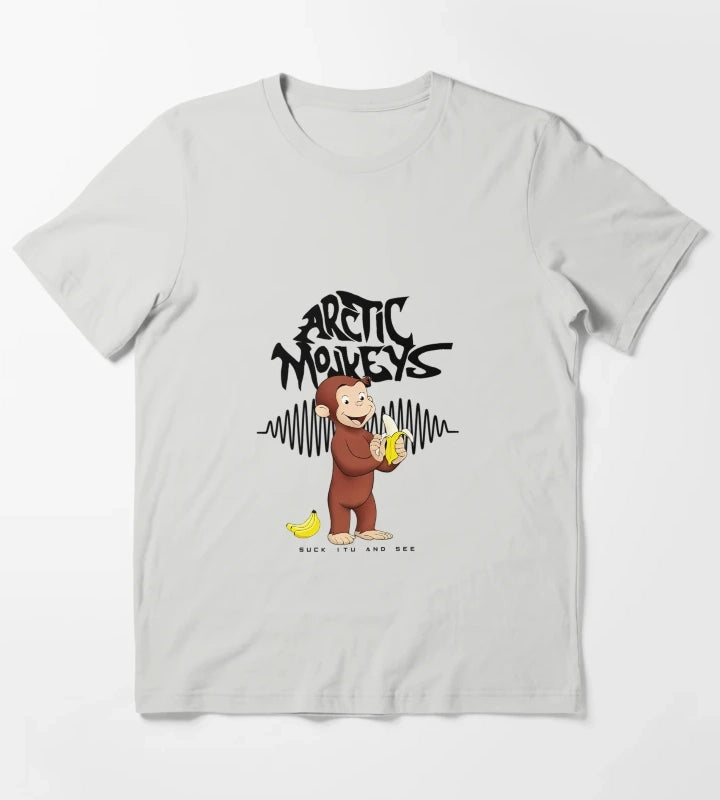 George X Arctic Monkeys T-Shirt Light Grey